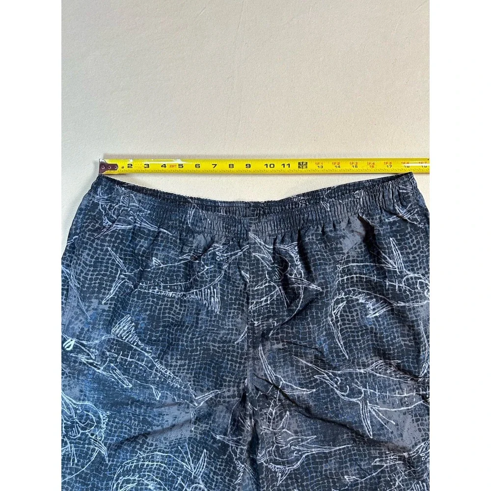Eddie Bauer Tidal II Short Carbon Swimming Trunks Mens XL  Mesh‎ Lined